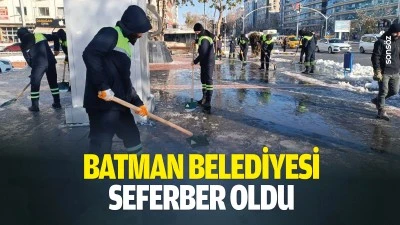 Batman Belediyesi seferber oldu