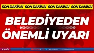 Batman Belediyesinden &ouml;nemli uyarı