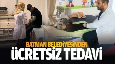 Batman Belediyesinden &uuml;cretsiz tedavi&hellip;