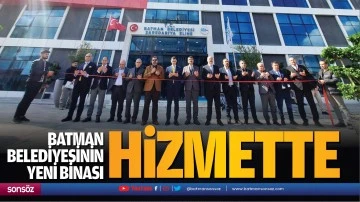 Batman Belediyesinin yeni binası hizmette; &ldquo;G&uuml;r&uuml;l g&uuml;r&uuml;l para harcıyoruz&rdquo;