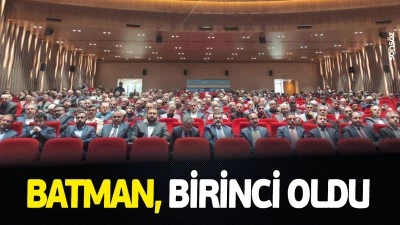 Batman, birinci oldu