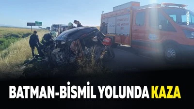 Batman-Bismil yolunda kaza