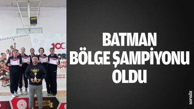 Batman, b&ouml;lge şampiyonu oldu