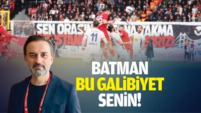 Batman, bu galibiyet senin!