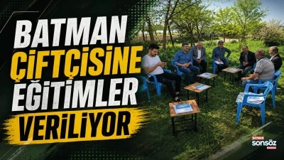 Batman &Ccedil;ift&ccedil;isine eğitimler veriliyor