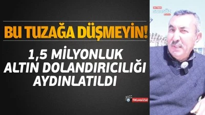 Batman&rsquo;da 1,5 milyonluk altın dolandırıcılığı aydınlatıldı