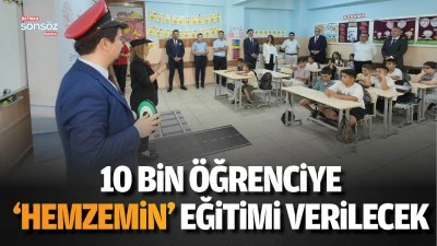 Batman'da 10 bin &ouml;ğrenciye &lsquo;hemzemin&rsquo; eğitimi verilecek