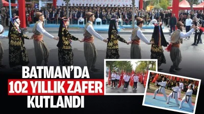 Batman&rsquo;da 102 yıllık zafer kutlandı