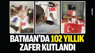 Batman&rsquo;da 102 yıllık zafer kutlandı