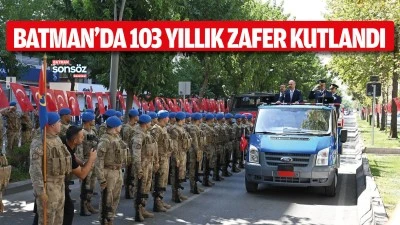 Batman&rsquo;da 103 yıllık zafer kutlandı