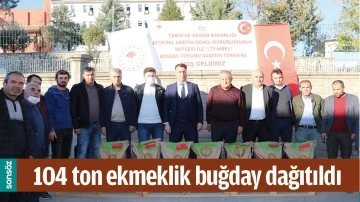 BATMAN&rsquo;DA 104 TON EKMEKLİK BUĞDAY DAĞITILDI