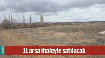 BATMAN'DA 11 ARSA İHALEYLE SATILACAK