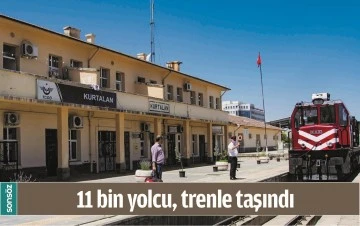 BATMAN'DA 11 BİN YOLCU, TRENLE TAŞINDI
