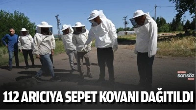 Batman&rsquo;da 112 arıcıya sepet kovanı dağıtıldı
