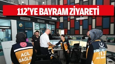 Batman'da 112&rsquo;ye bayram ziyareti