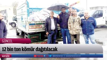 Batman'da 12 bin ton k&ouml;m&uuml;r dağıtılacak
