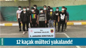 BATMAN'DA 12 KA&Ccedil;AK M&Uuml;LTECİ YAKALANDI!