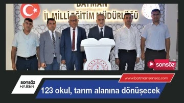 Okullar tarım alanına d&ouml;n&uuml;şecek