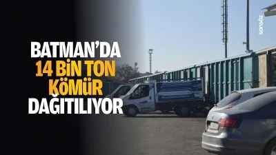 Batman&rsquo;da 14 bin ton k&ouml;m&uuml;r dağıtılıyor