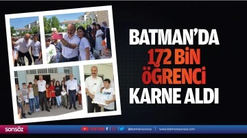Batman'da 172 bin &ouml;ğrenci karne aldı