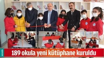 BATMAN&rsquo;DA 189 OKULA YENİ K&Uuml;T&Uuml;PHANE KURULDU