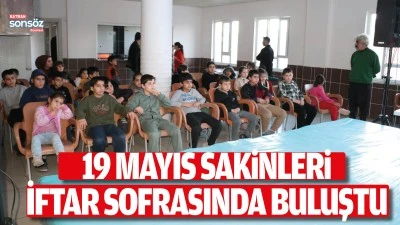 Batman'da 19 Mayıs Sakinleri, iftar sofrasında buluştu