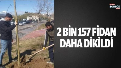 Batman&rsquo;da 2 bin 157 fidan daha dikildi