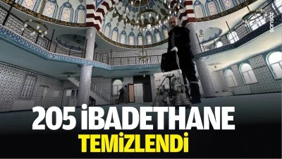 Batman&rsquo;da 205 ibadethane temizlendi