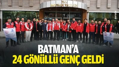 Batman&rsquo;da 24 g&ouml;n&uuml;ll&uuml; gen&ccedil; geldi