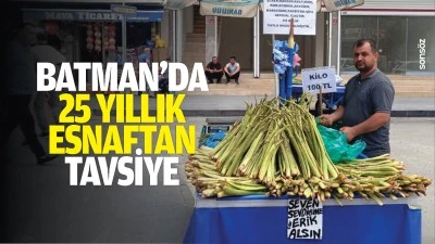 Batman&rsquo;da 25 yıllık esnaftan tavsiye; &ldquo;Hem lezzetli hem şifa deposu&hellip;&rdquo;