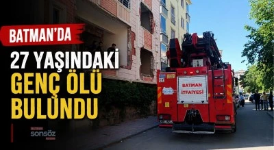 Batman'da 27 Yaşındaki Gen&ccedil; &Ouml;l&uuml; Bulundu