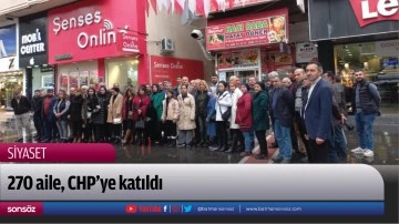 Batman'da 270 aile, CHP&rsquo;ye katıldı