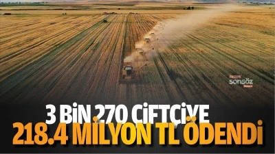Batman&rsquo;da 3 bin 270 &ccedil;ift&ccedil;iye 218.4 Milyon TL &ouml;dendi