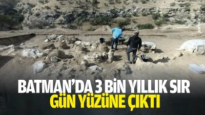 Batman&rsquo;da 3 bin yıllık sır, g&uuml;n y&uuml;z&uuml;ne &ccedil;ıktı