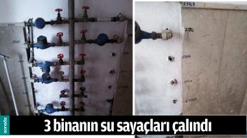 BATMAN'DA 3 BİNANIN SU SAYA&Ccedil;LARI &Ccedil;ALINDI