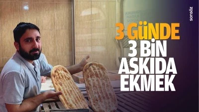 Batman&rsquo;da 3 g&uuml;nde 3 bin askıda ekmek
