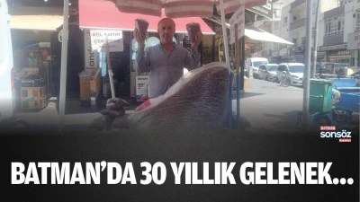Batman&rsquo;da 30 yıllık gelenek&hellip;