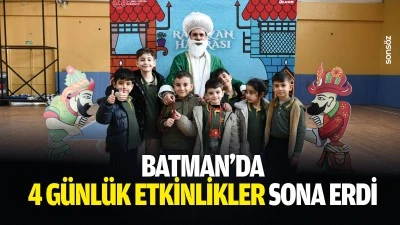 Batman&rsquo;da etkinlikler sona erdi