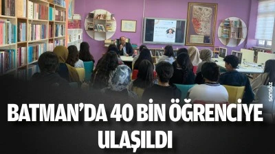 Batman&rsquo;da 40 bin &ouml;ğrenciye ulaşıldı
