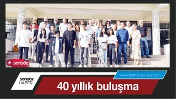 Batman'da 40 yıllık buluşma