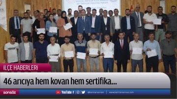 Batman'da 46 arıcıya hem kovan hem sertifika&hellip;