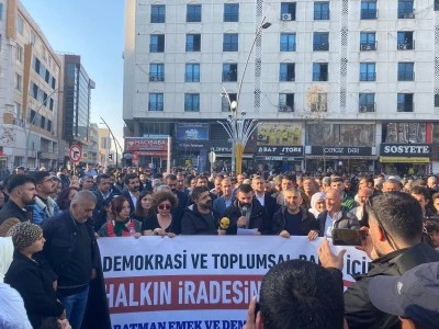 Batman&rsquo;da 49 STK&rsquo;dan ortak tepki