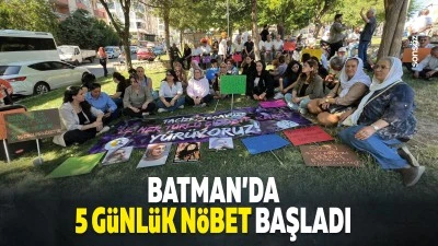Batman&rsquo;da 5 g&uuml;nl&uuml;k n&ouml;bet başladı