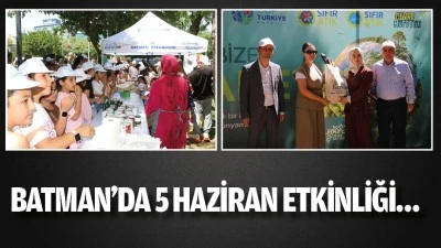 Batman&rsquo;da 5 Haziran etkinliği&hellip;