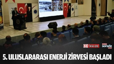 Batman&rsquo;da 5. Uluslararası Enerji Zirvesi başladı
