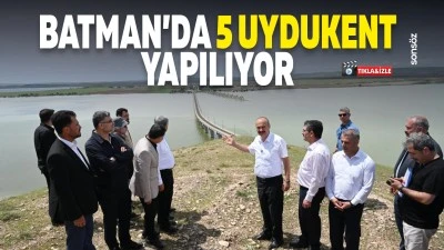 Batman&rsquo;da 5 uydukent yapılıyor