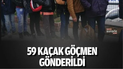 Batman'da 59 ka&ccedil;ak g&ouml;&ccedil;men g&ouml;nderildi