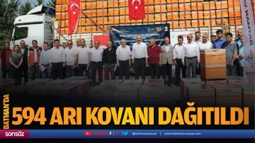 Batman'da 594 arı kovanı dağıtıldı