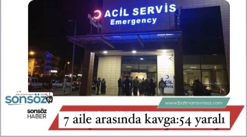 Batman&rsquo;da 7 aile arasında kavga: 54 yaralı