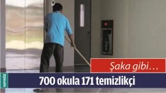 BATMAN'DA 700 OKULA 171 TEMİZLİK&Ccedil;İ